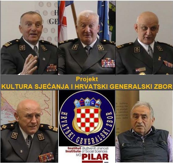 „Kultura sjećanja i Hrvatski generalski zbor“ – završila prva faza projekta