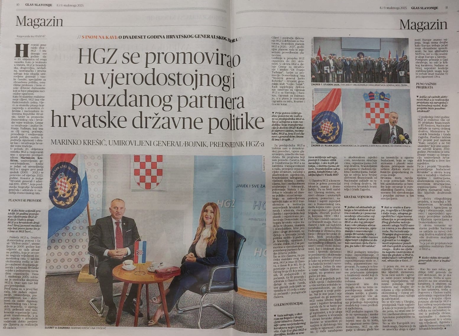 Intervju predsjednika HGZ-a Glasu Slavonije